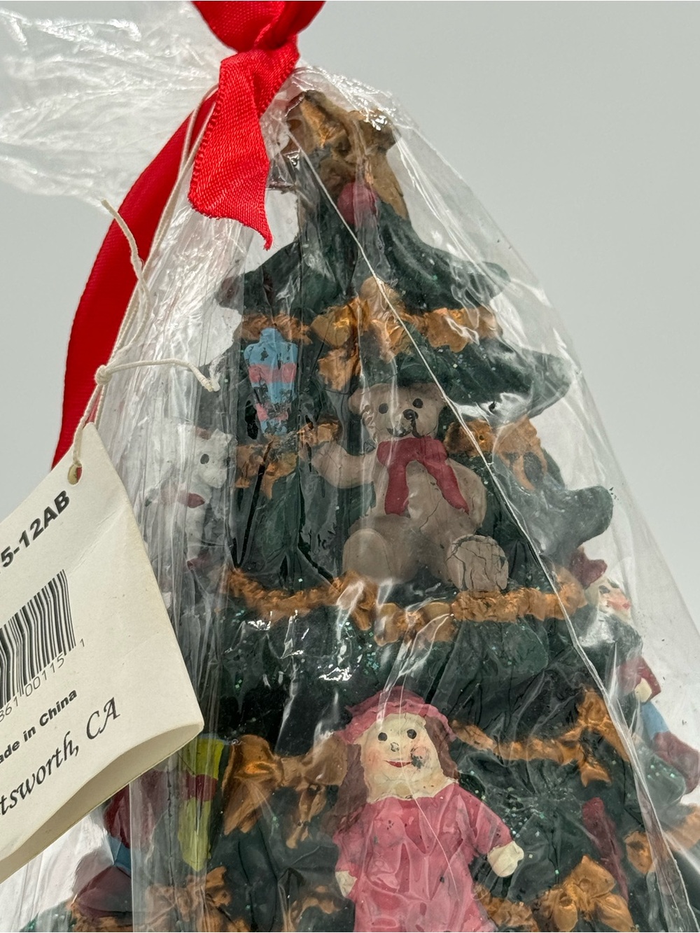 Holiday Candels Akscents Vintage Christmas Tree Bear Star 7.5 Inches New - Picture 3 of 4